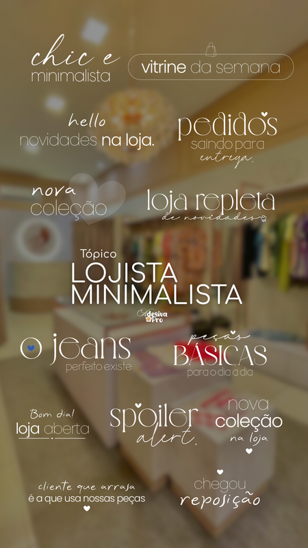 Lojista minimalista